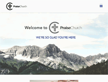 Tablet Screenshot of praisechurch.org